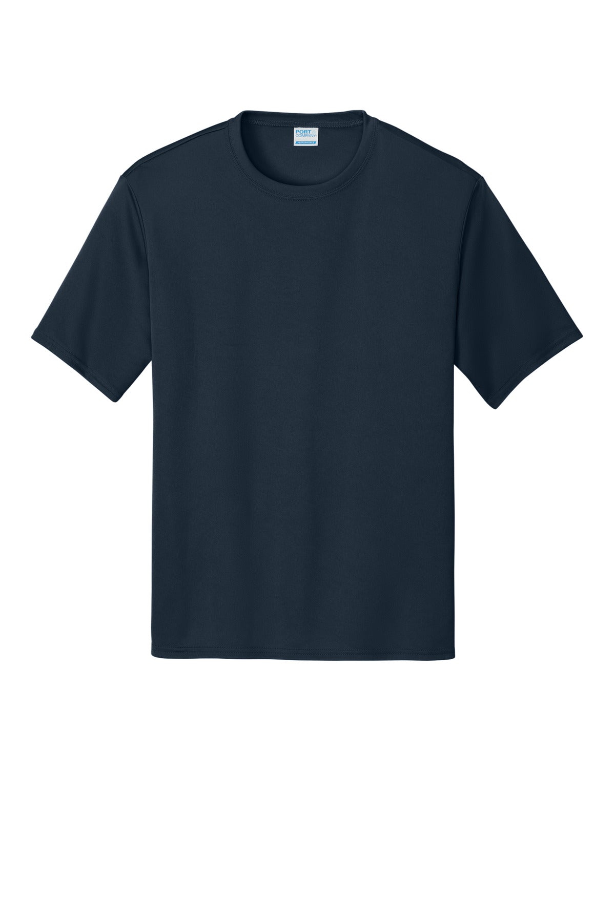 Port & Company Performance Tee - Deep Navy - flat front