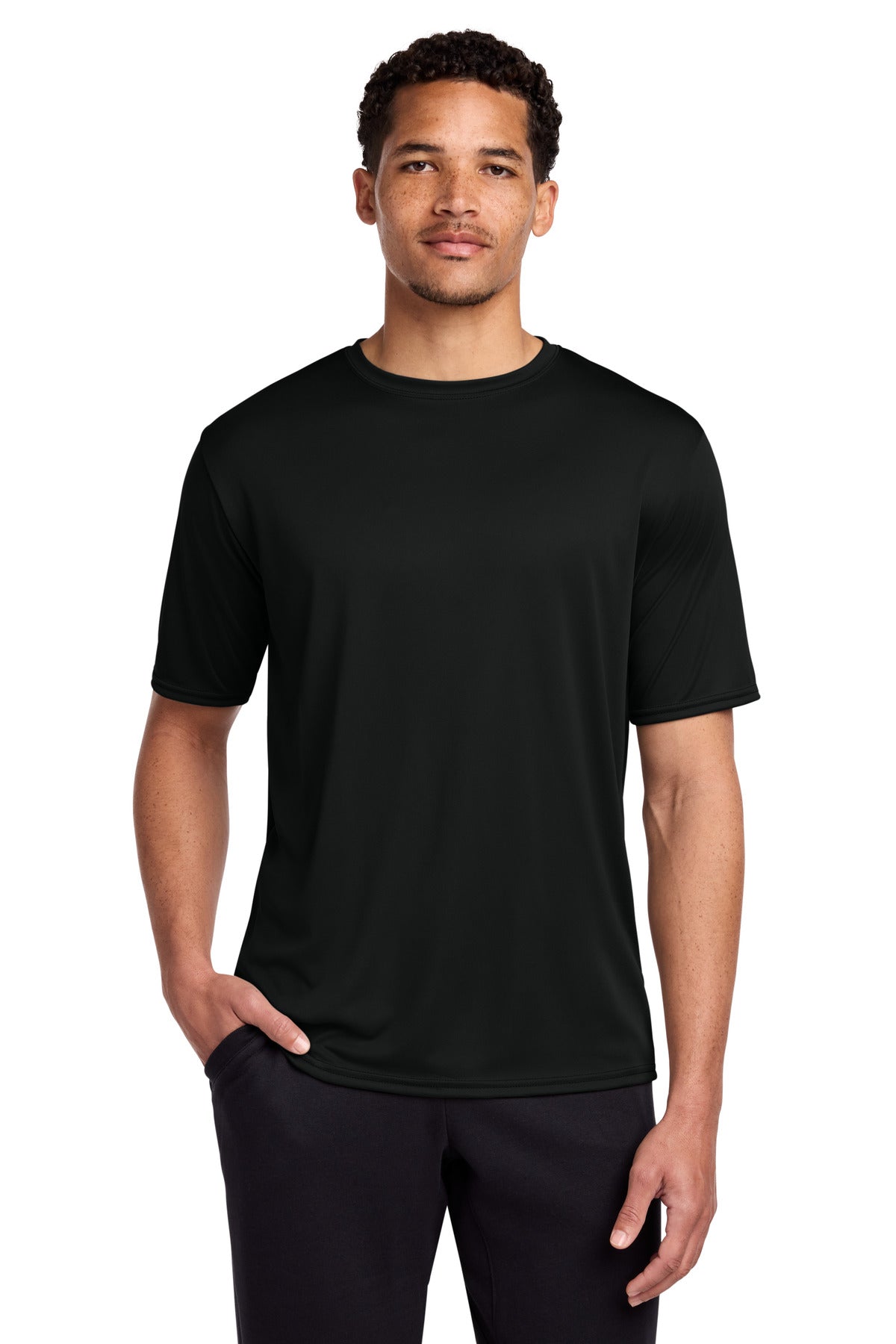 Port & Company Performance Tee - Jet Black - front