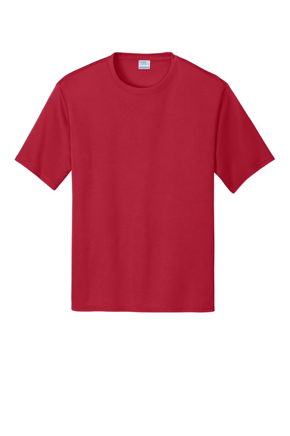 Port & Company Performance Tee - Red - flat front