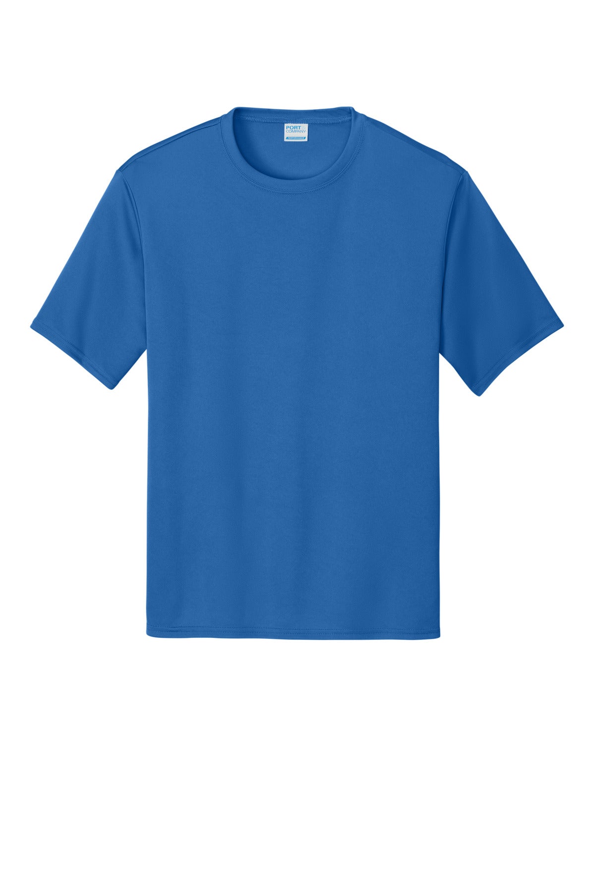 Port & Company Performance Tee - Royal - flat front