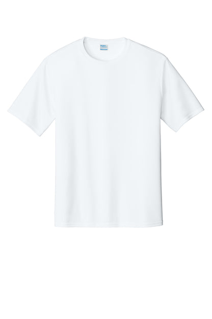 Port & Company Performance Tee - White - flat front