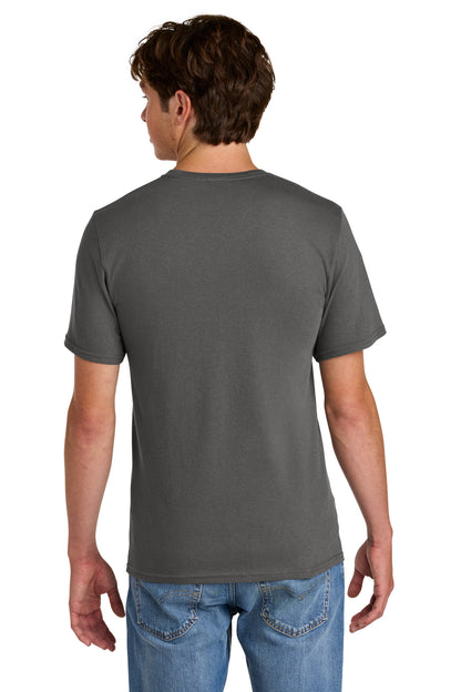 Port & Company Easy Cotton Tee - Charcoal - back