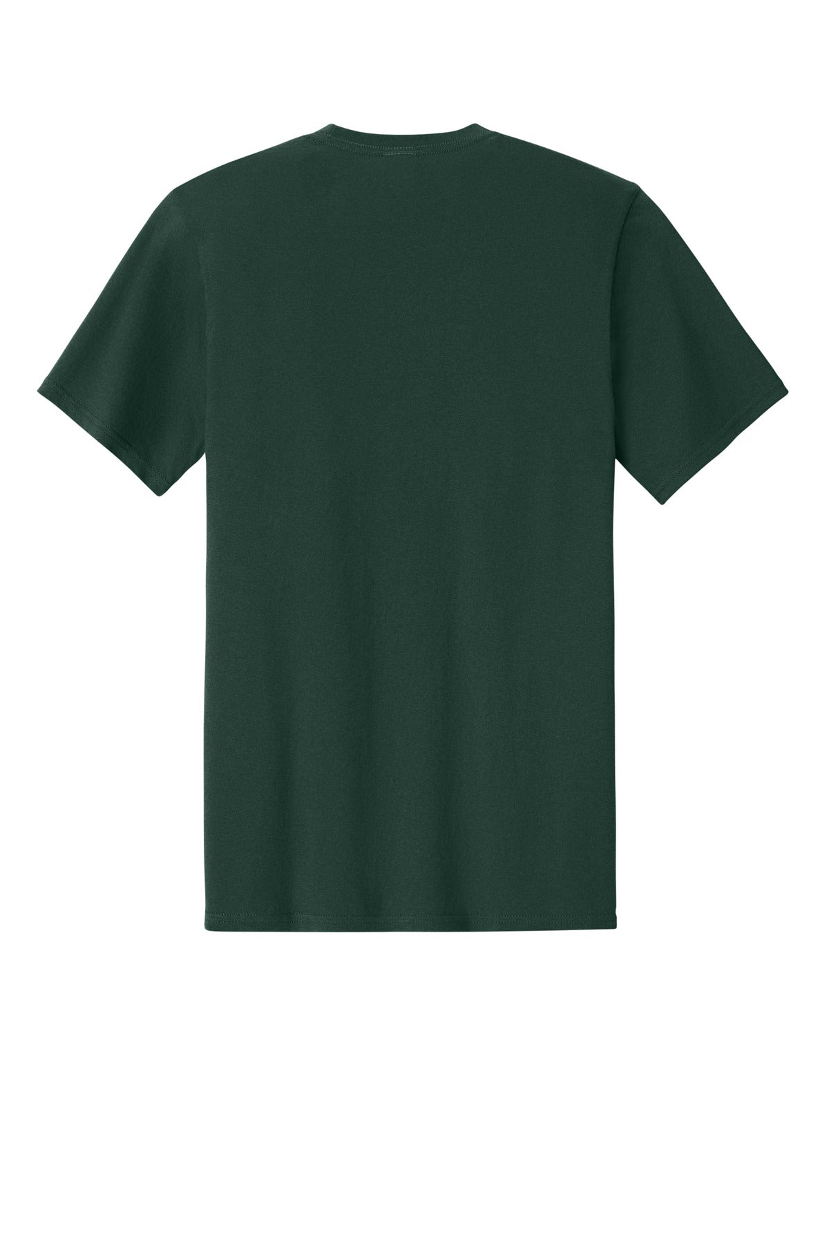 Port & Company Easy Cotton Tee - Dark Green - flat back