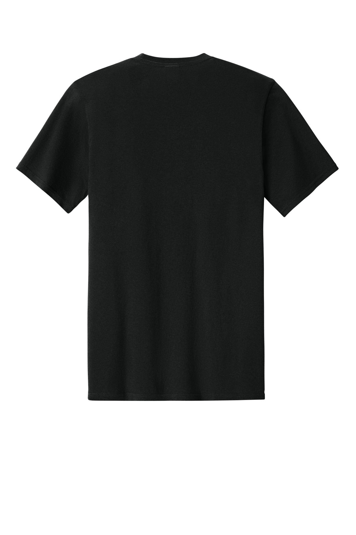 Port & Company Easy Cotton Tee - Jet Black - flat back