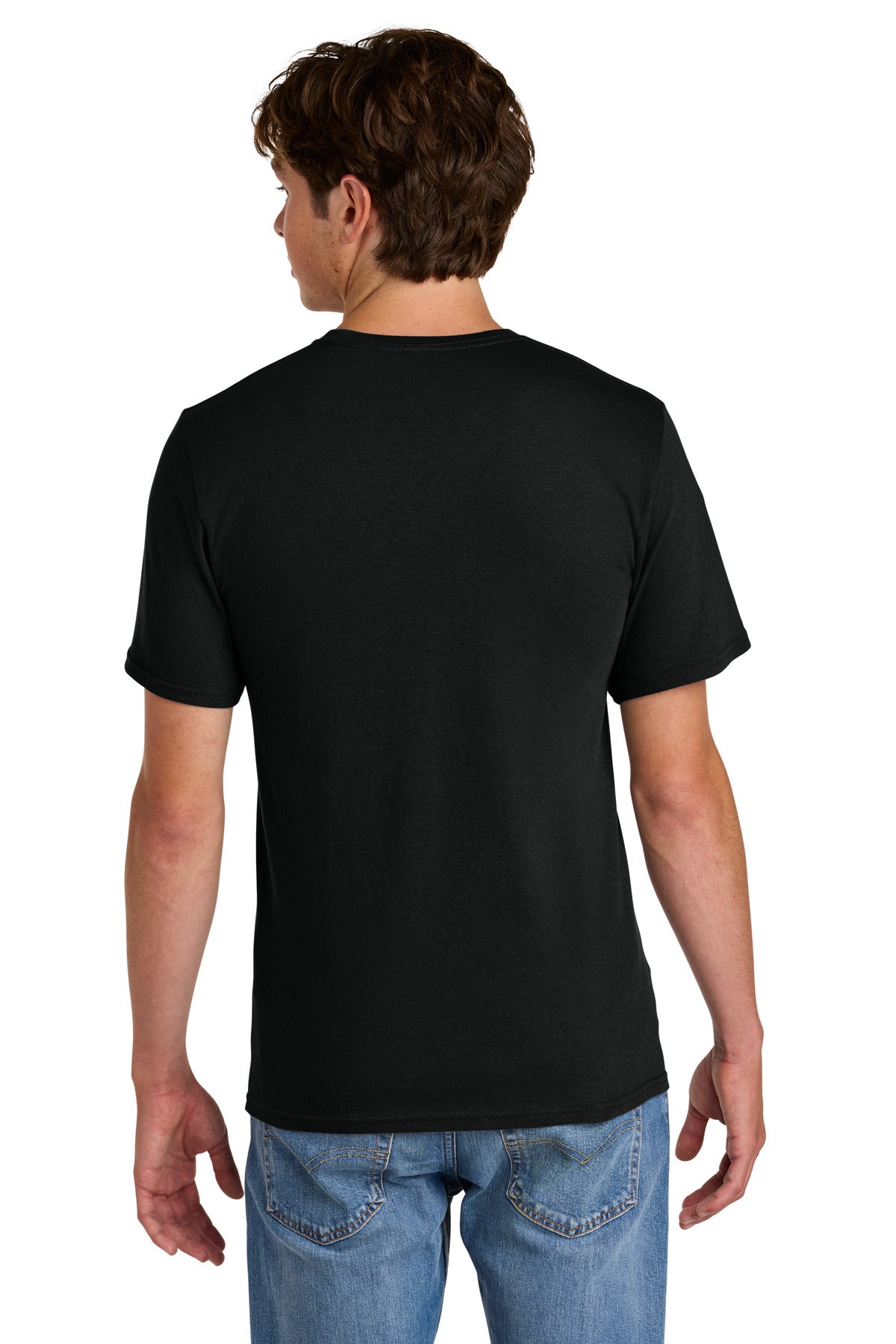 Port & Company Easy Cotton Tee - Jet Black - back