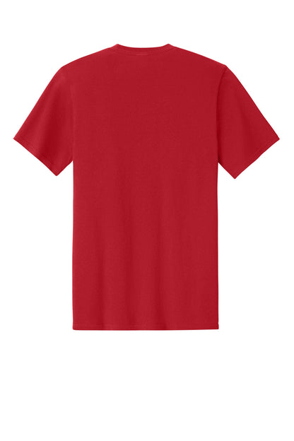 Port & Company Easy Cotton Tee - Red - flat back