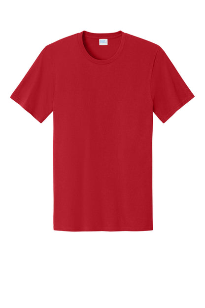 Port & Company Easy Cotton Tee - Red - flat front
