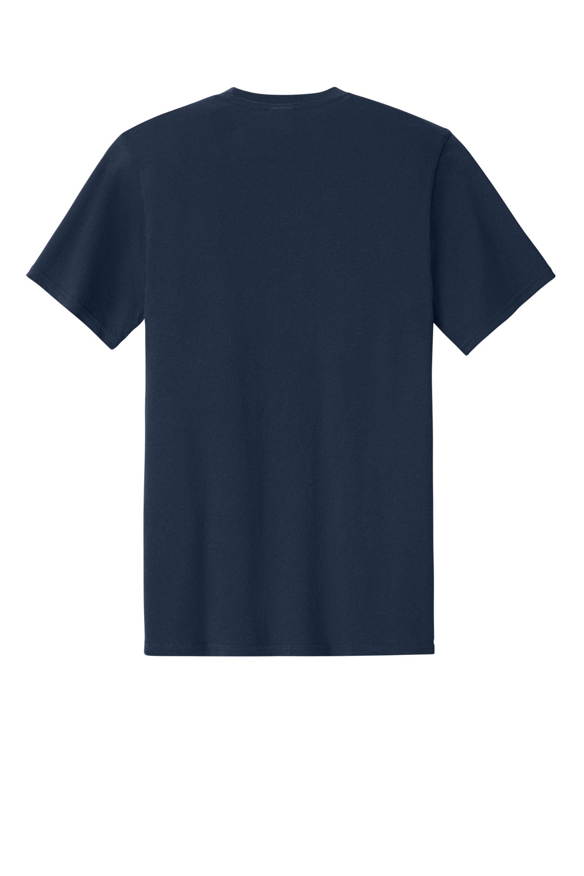 Port & Company Easy Cotton Tee - True Navy - flat back