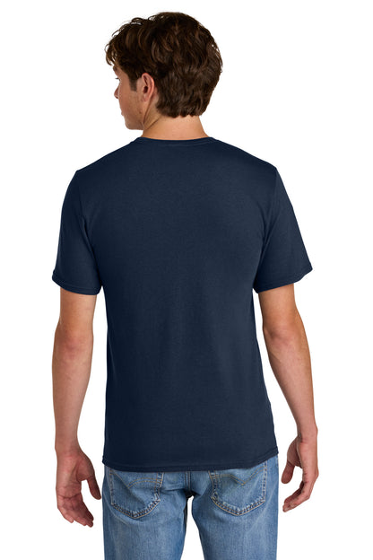 Port & Company Easy Cotton Tee - True Navy - back