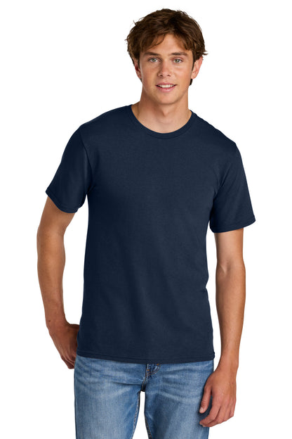 Port & Company Easy Cotton Tee - True Navy - front