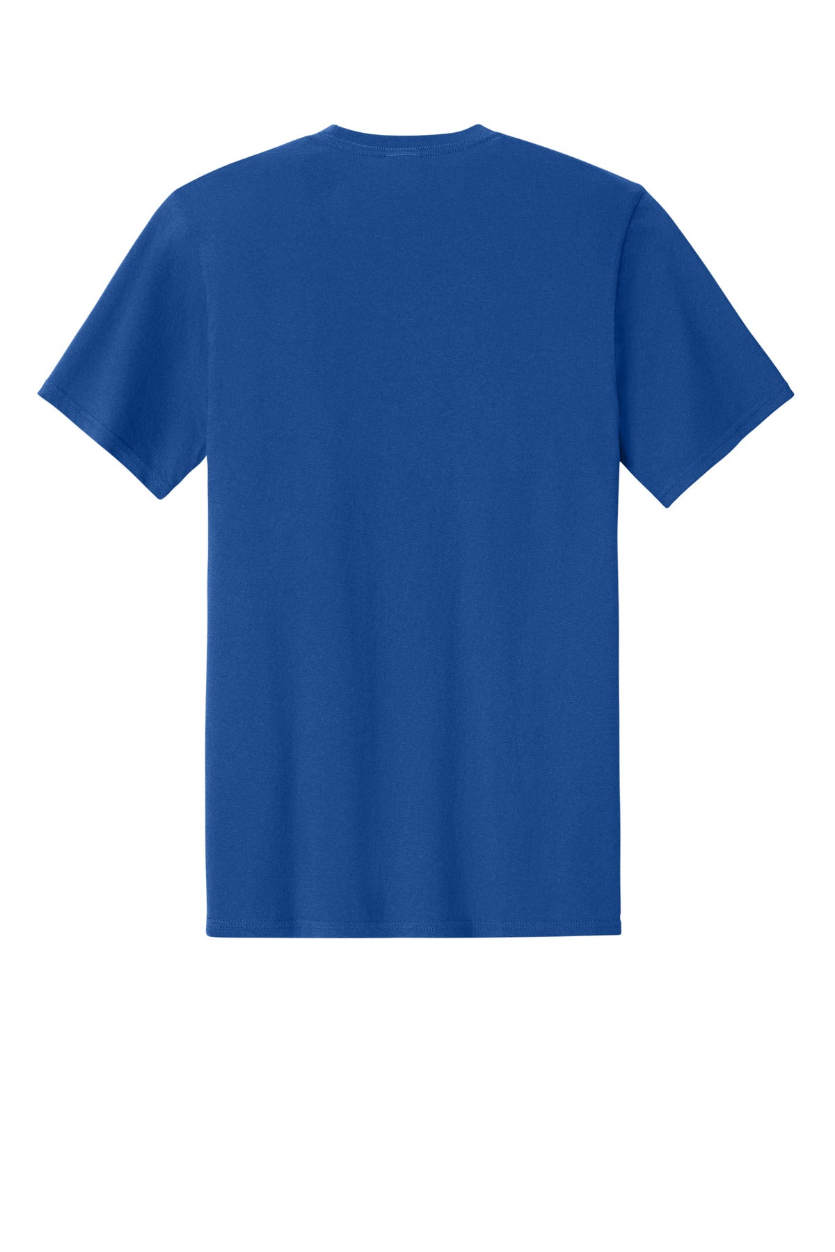 Port & Company Easy Cotton Tee - True Royal - flat back
