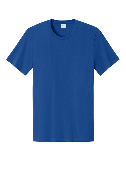 Port & Company Easy Cotton Tee - True Royal - flat front