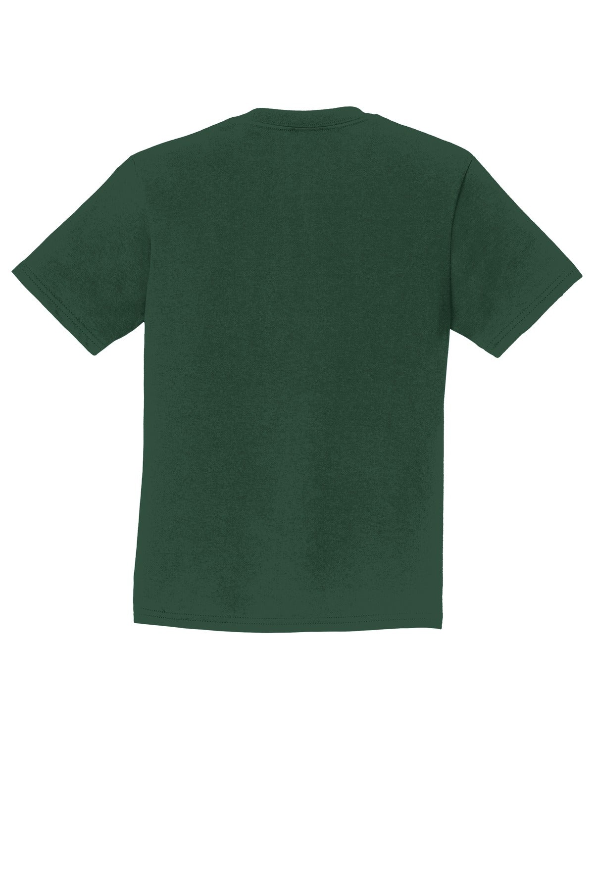 Port & Company Youth Fan Favorite Tee - Forest Green - flat back