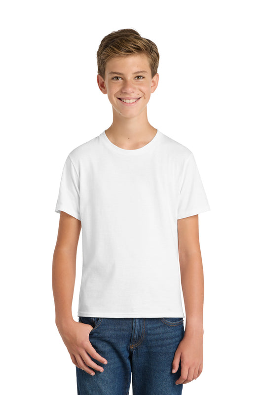 Port & Company Youth Fan Favorite Tee - White - front
