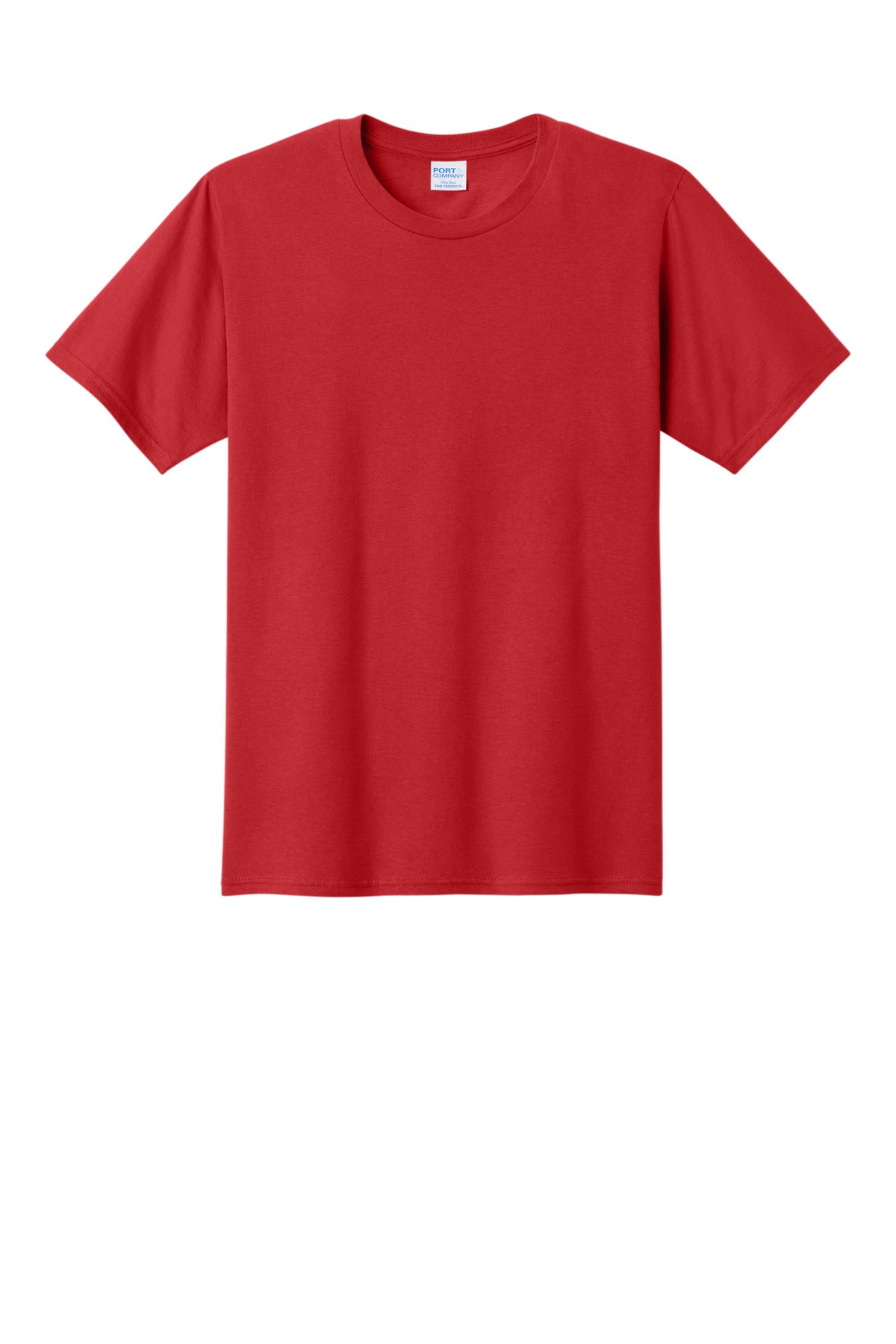 Port & Company Fan Favorite Tee - Bright Red - flat front