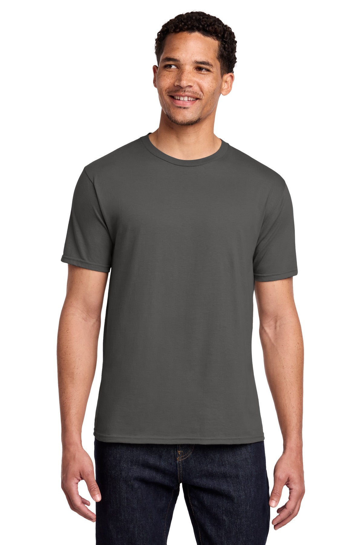 Port & Company Fan Favorite Tee - Charcoal - front