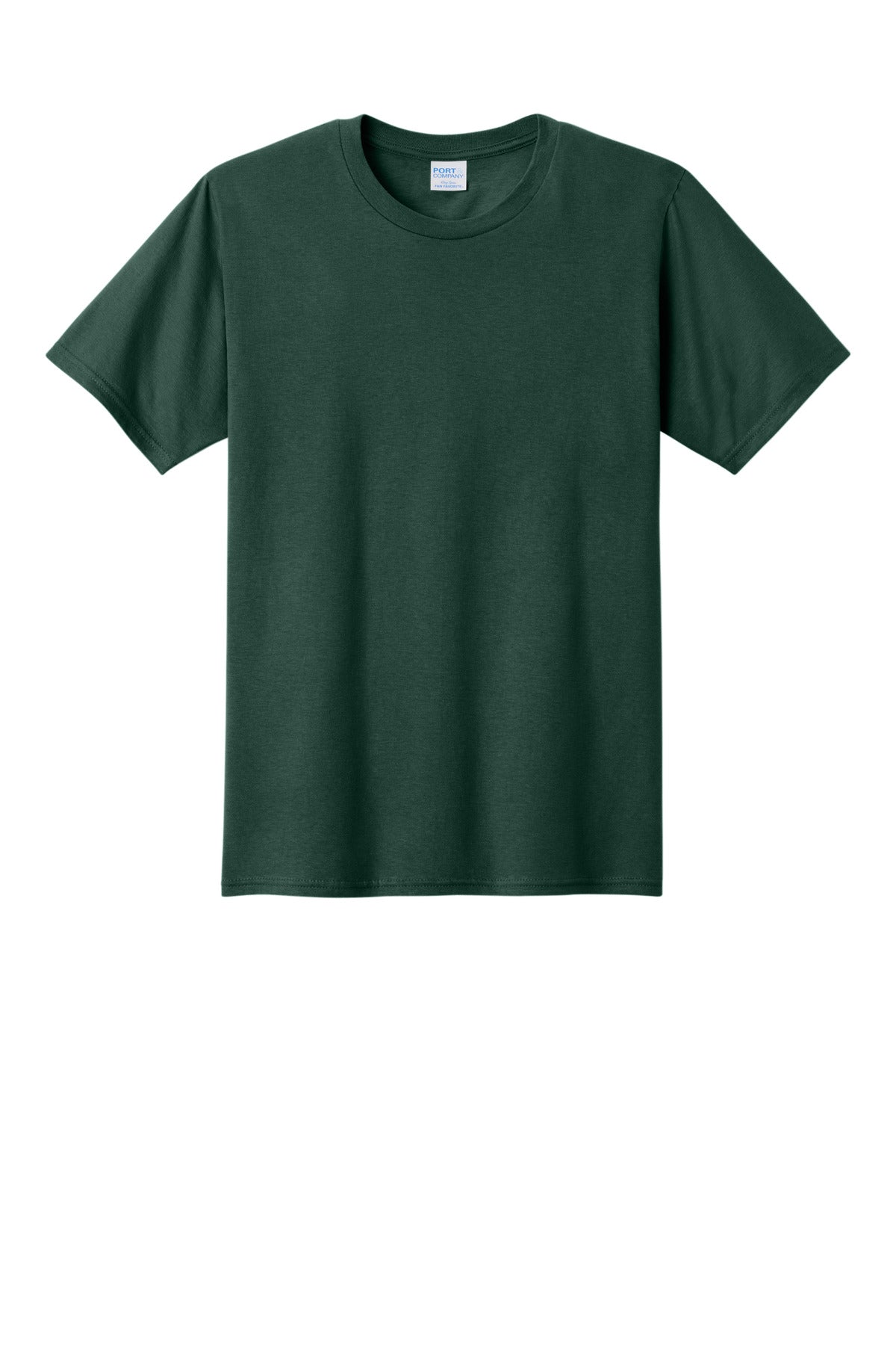 Port & Company Fan Favorite Tee - Dark Green - flat front
