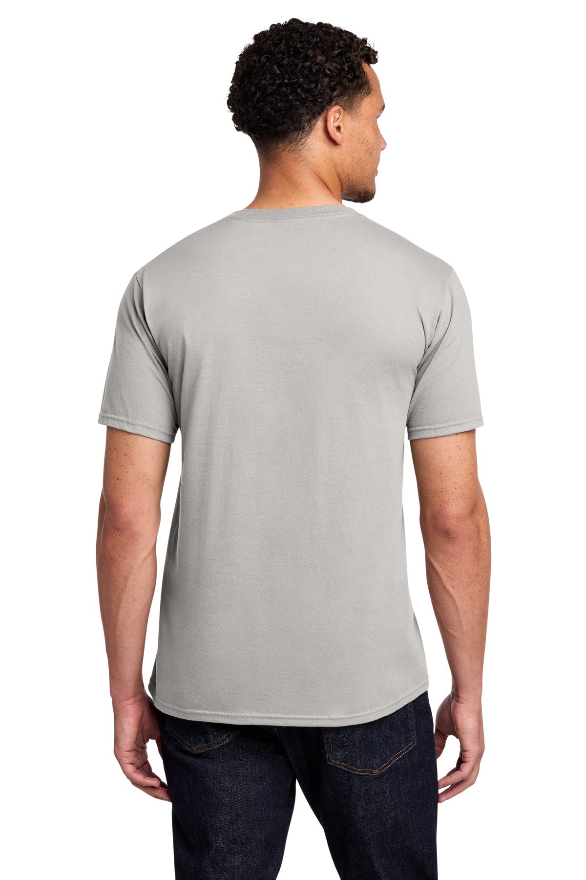 Port & Company Fan Favorite Tee - Silver - back