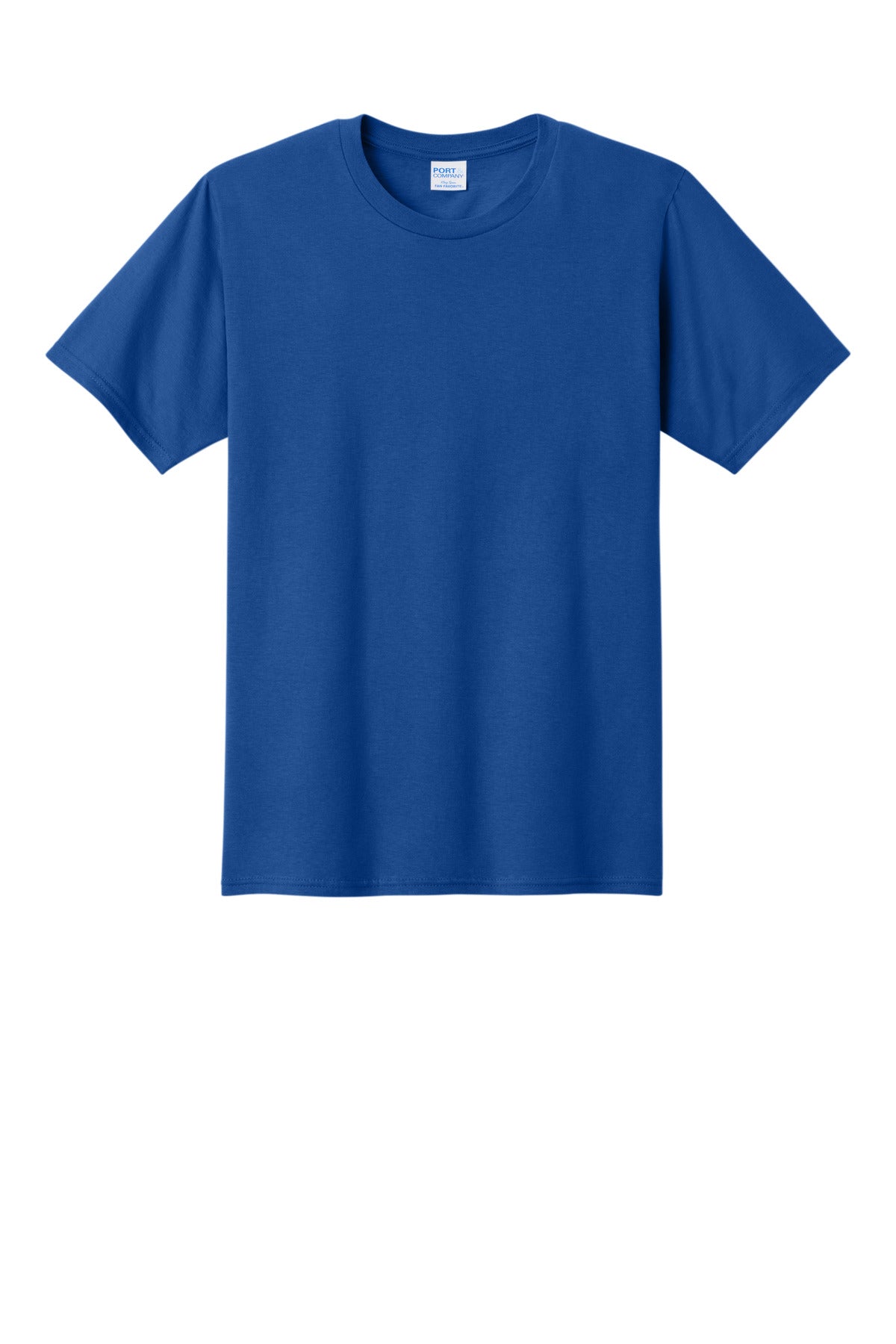 Port & Company Fan Favorite Tee - True Royal - flat front