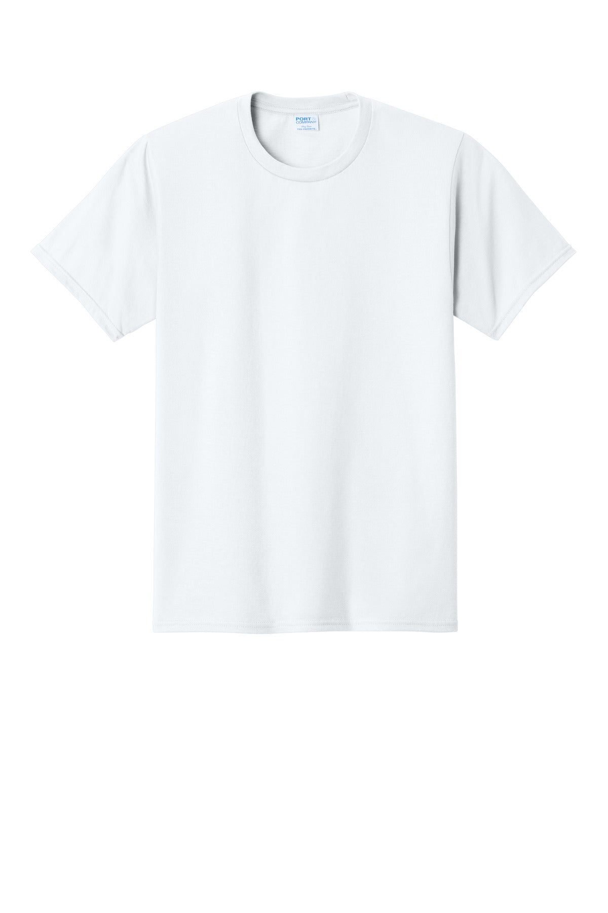 Port & Company Fan Favorite Tee - White - flat front