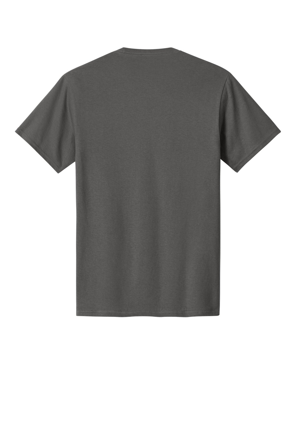 Port & Company Core Cotton Tee - Charcoal - flat back