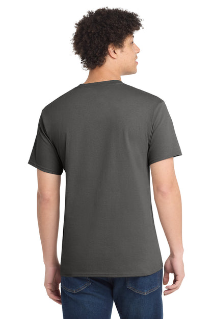 Port & Company Core Cotton Tee - Charcoal - back