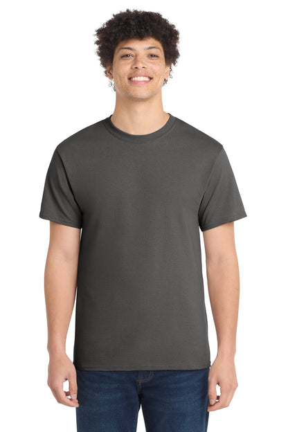Port & Company Core Cotton Tee - Charcoal - front