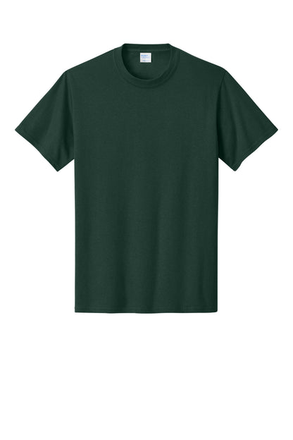 Port & Company Core Cotton Tee - Dark Green - flat front