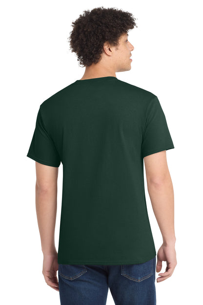 Port & Company Core Cotton Tee - Dark Green - back