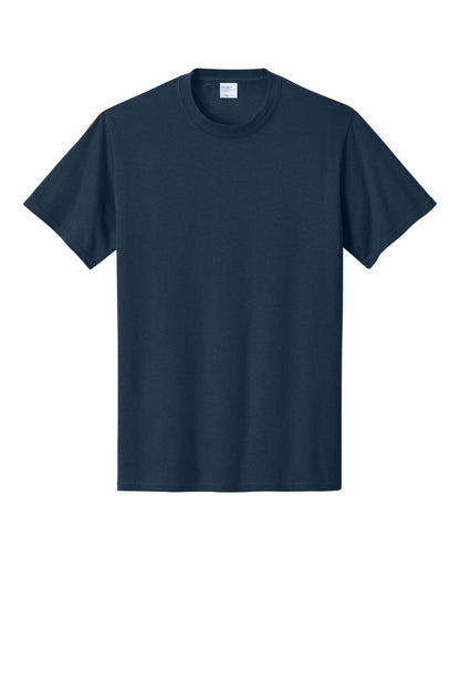 Port & Company Core Cotton Tee - Navy - flat front