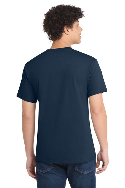 Port & Company Core Cotton Tee - Navy - back