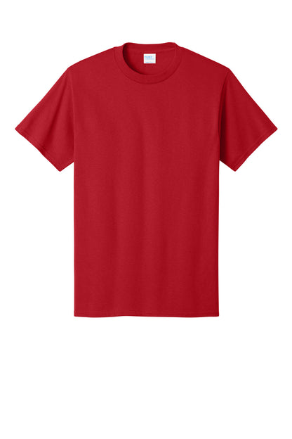 Port & Company Core Cotton Tee - Red - flat front