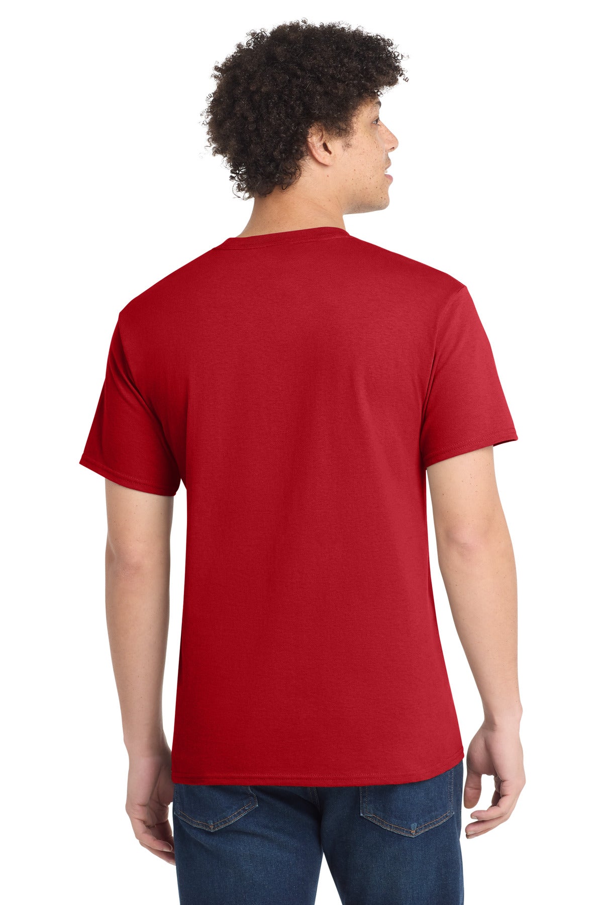 Port & Company Core Cotton Tee - Red - back