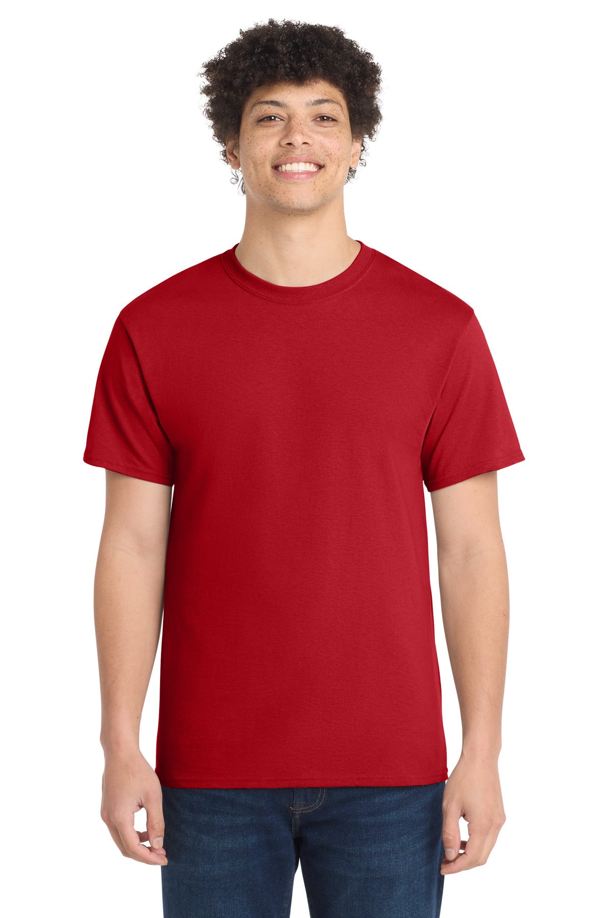 Port & Company Core Cotton Tee - Red - front