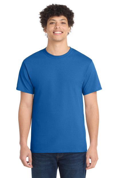 Port & Company Core Cotton Tee - Royal - front