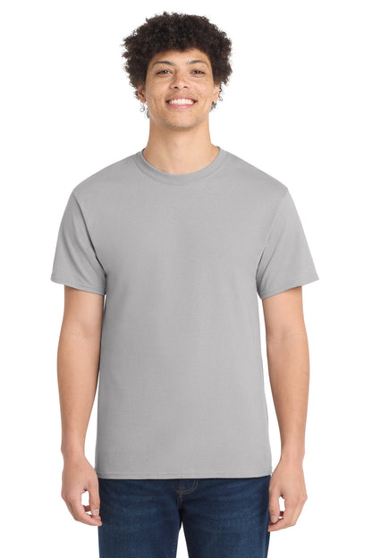 Port & Company Core Cotton Tee - Silver - front