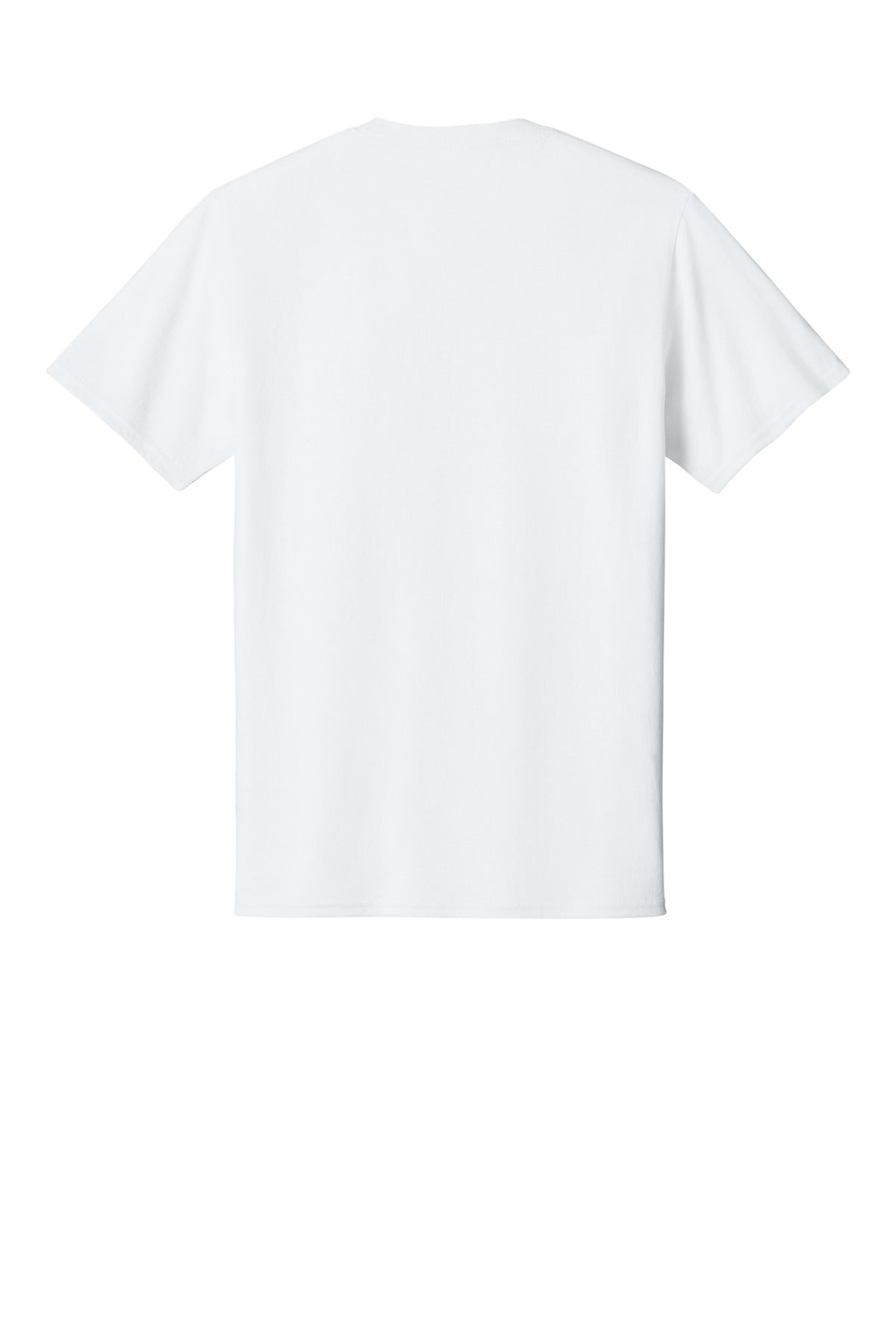 Port & Company Core Cotton Tee - White - flat back