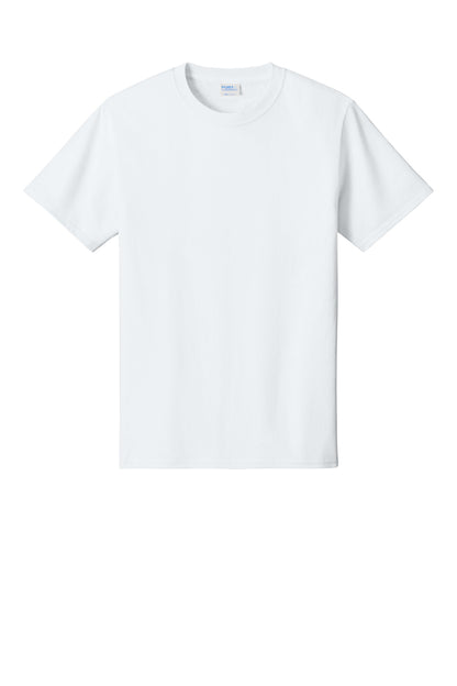 Port & Company Core Cotton Tee - White - flat front