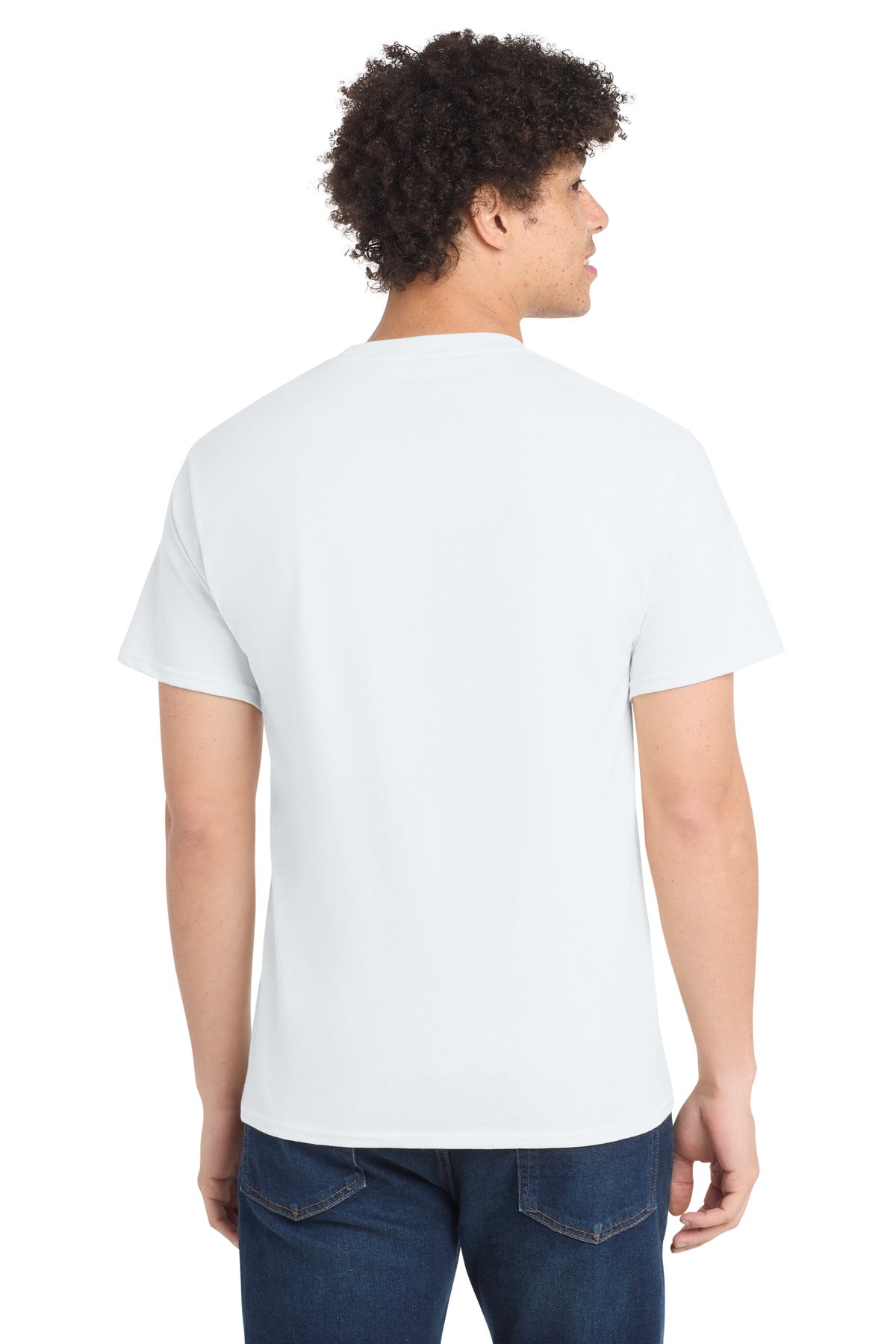 Port & Company Core Cotton Tee - White - back
