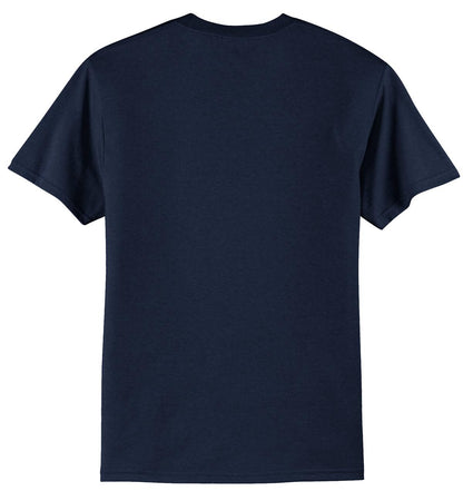 Port & Company Core Blend Tee - Navy - flat back