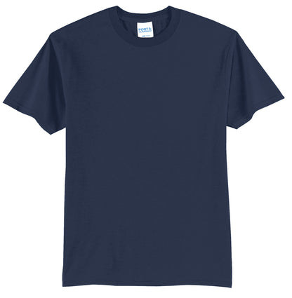 Port & Company Core Blend Tee - Navy - flat front