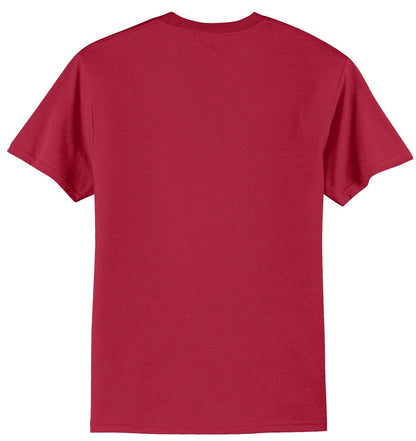 Port & Company Core Blend Tee - Red - flat back