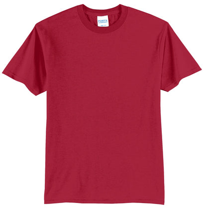 Port & Company Core Blend Tee - Red - flat front