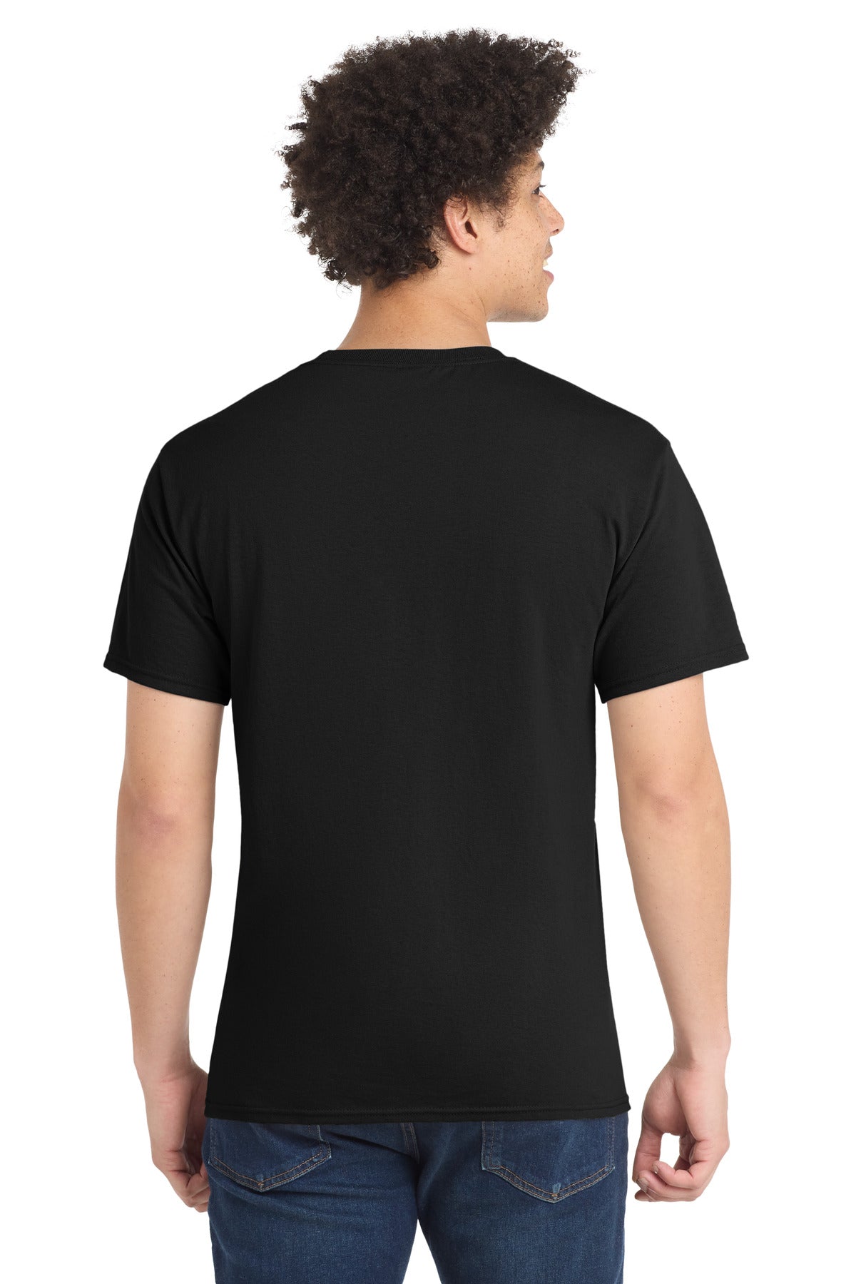 Port & Company Core Blend Tee - Jet Black - back