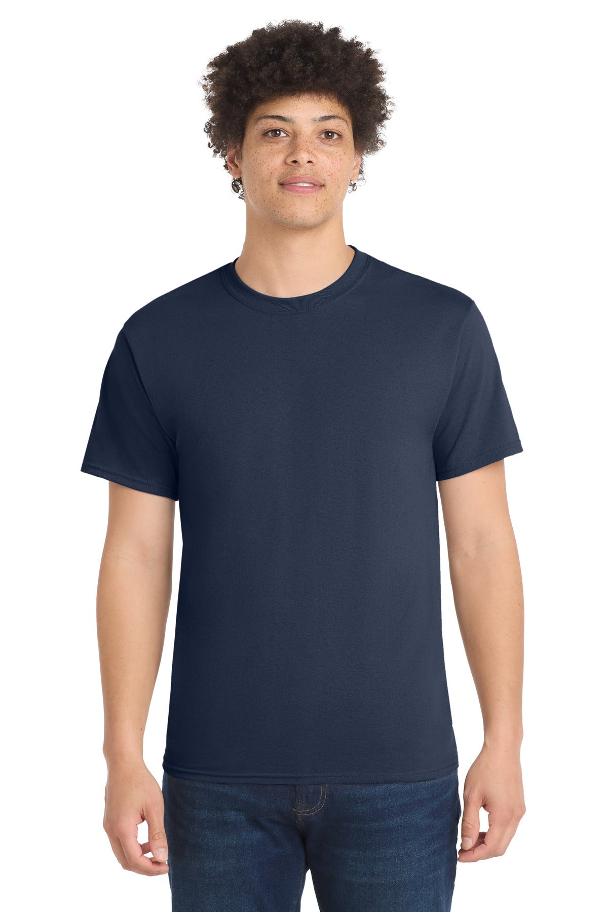 Port & Company Core Blend Tee - Navy - front