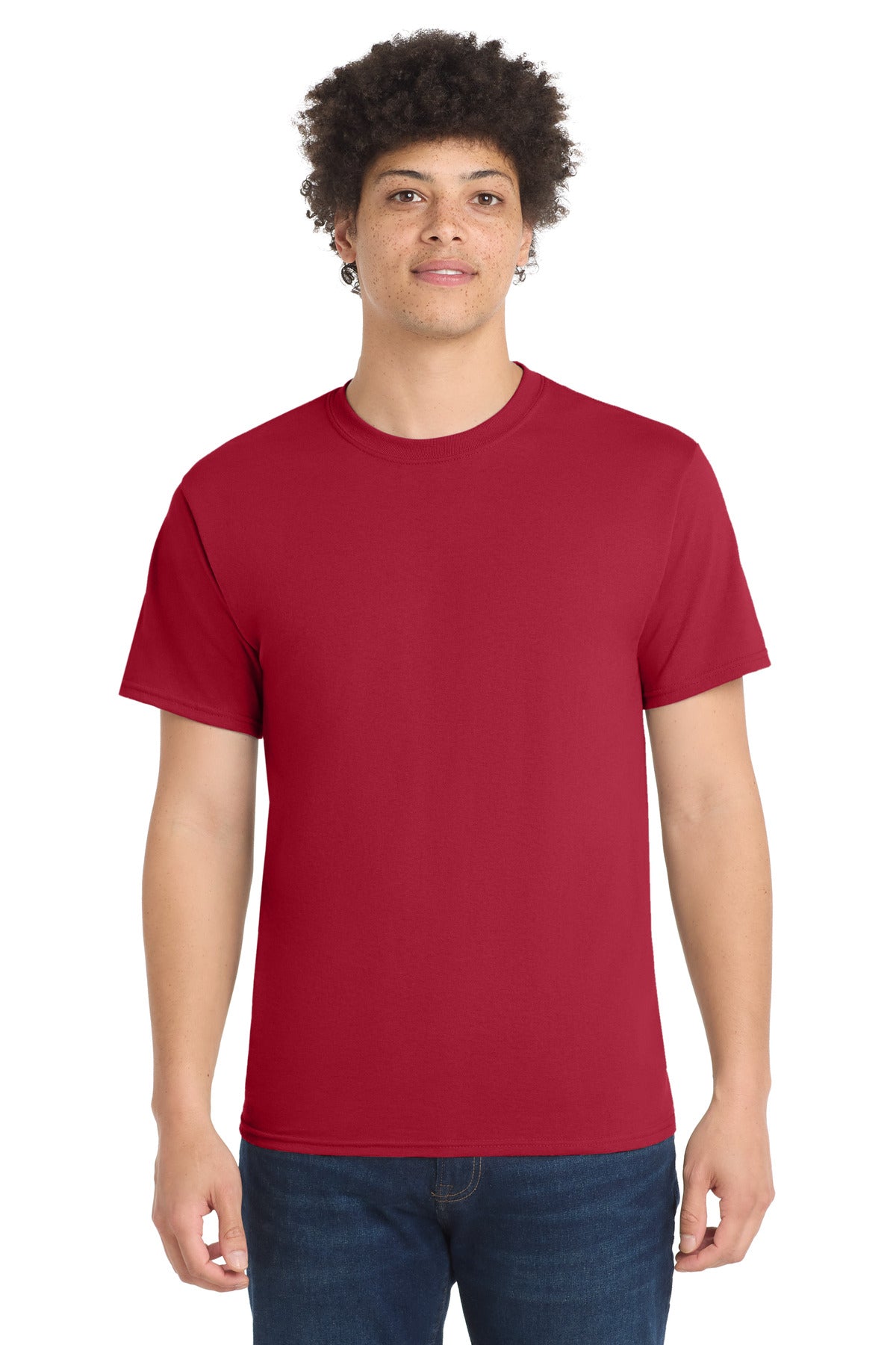 Port & Company Core Blend Tee - Red - front