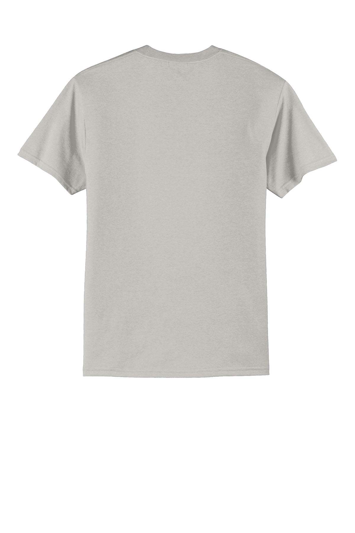 Port & Company Core Blend Tee - Silver - flat back