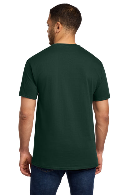 Port & Company Essential Pocket Tee - Dark Green - back