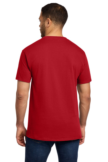 Port & Company Essential Pocket Tee - Red - back