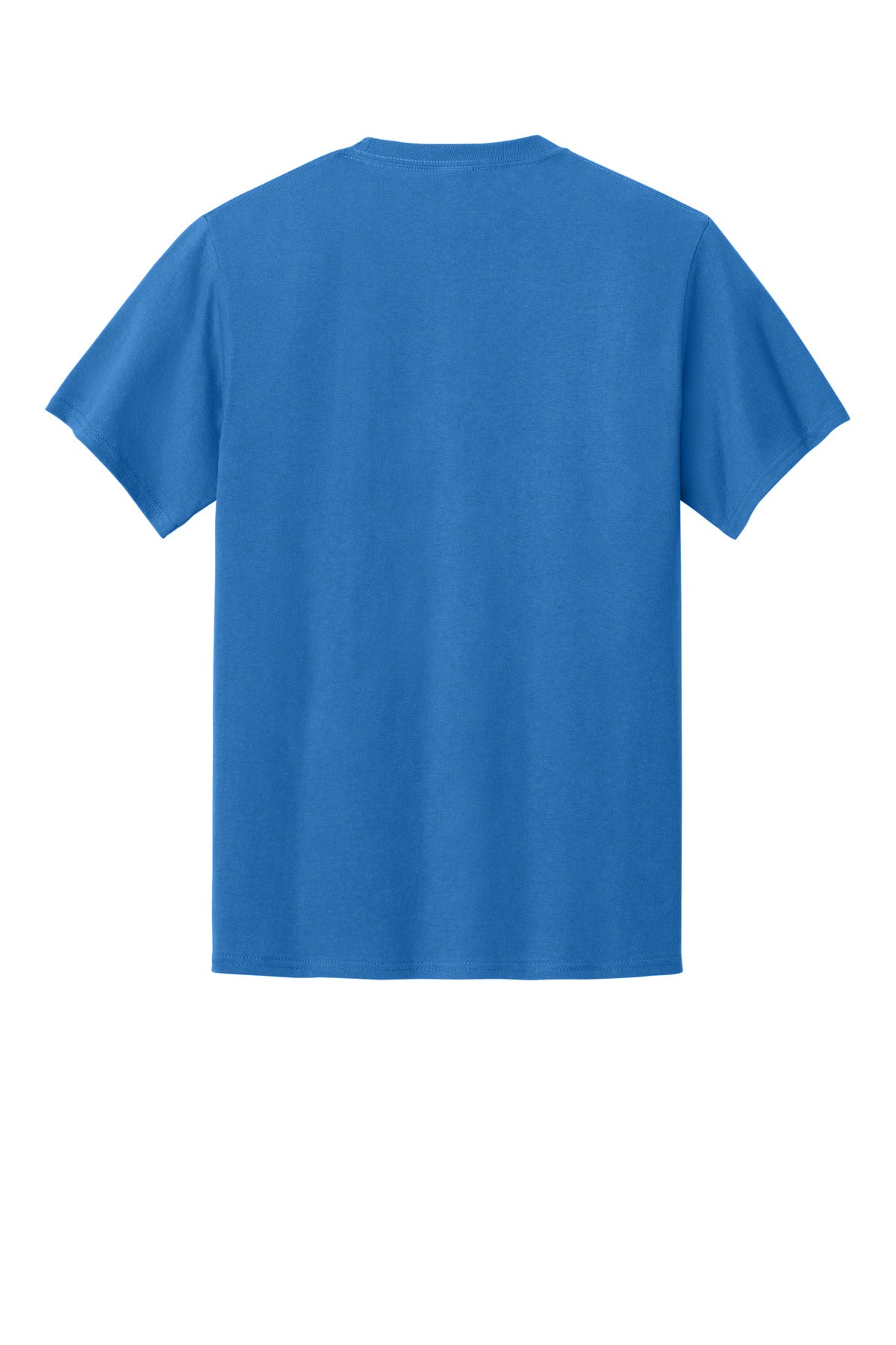 Port & Company Essential Pocket Tee - Royal - flat back